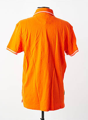 Polo coupe droite manches courtes orange DAYTONA homme