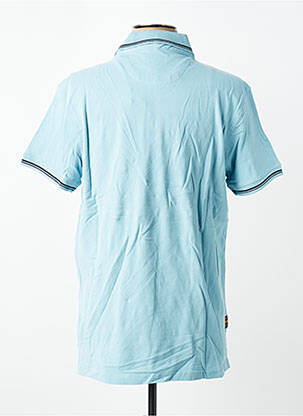 Polo coupe droite manches courtes bleu DAYTONA homme