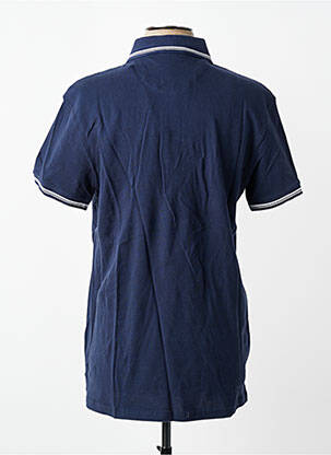 Polo coupe droite manches courtes bleu DAYTONA homme