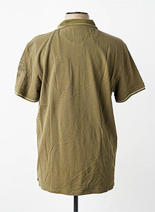 Polo coupe droite manches courtes vert DAYTONA homme