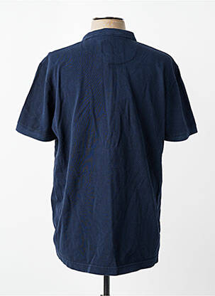 Polo stretch manches courtes bleu DAYTONA homme