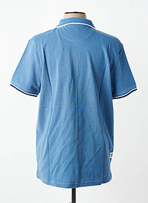 Polo stretch manches courtes bleu DAYTONA homme