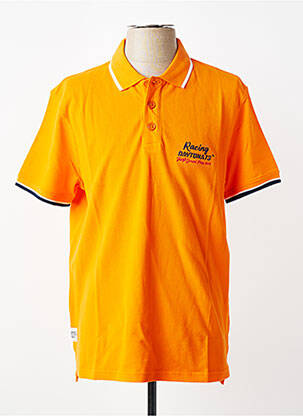 Polo coupe droite manches courtes orange DAYTONA homme