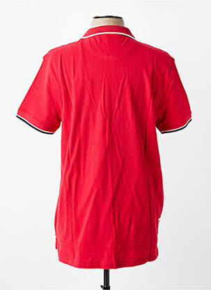 Polo coupe droite manches courtes rouge DAYTONA homme