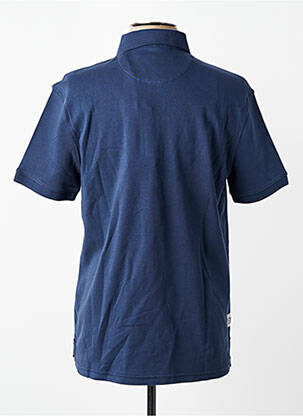 Polo tissage jersey manches courtes bleu DAYTONA homme