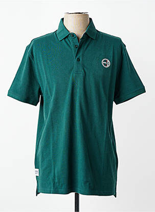 Polo stretch manches courtes vert DAYTONA homme