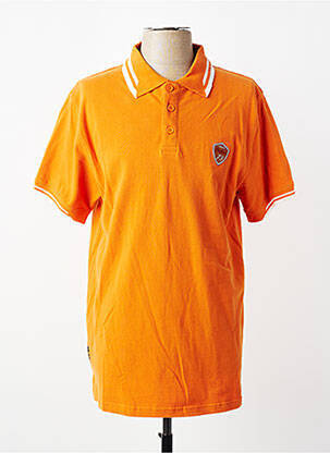 Polo stretch manches courtes orange DAYTONA homme