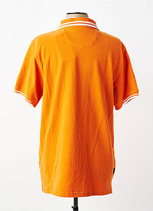 Polo stretch manches courtes orange DAYTONA homme