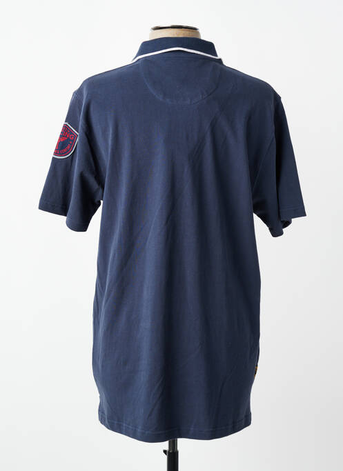 Polo stretch manches courtes bleu DAYTONA homme