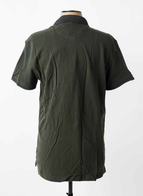 Polo coupe droite manches courtes vert DAYTONA homme