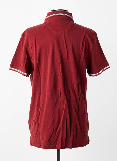 Polo stretch manches courtes rouge DAYTONA homme