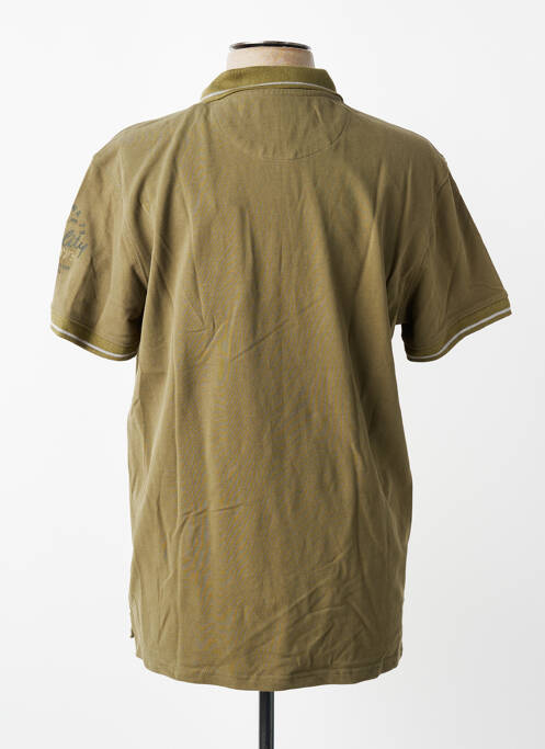 Polo coupe droite manches courtes vert DAYTONA homme