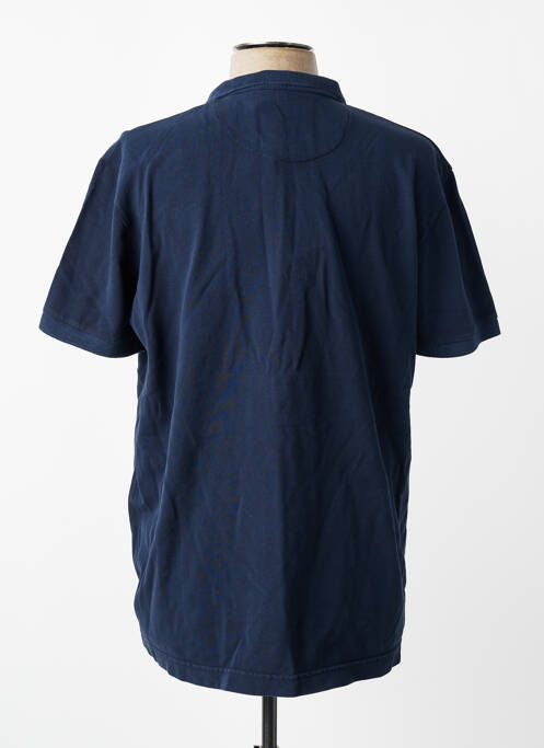 Polo stretch manches courtes bleu DAYTONA homme