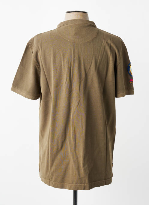 Polo stretch manches courtes vert DAYTONA homme