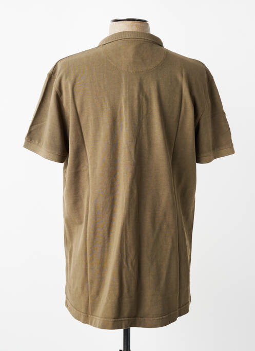 Polo stretch manches courtes vert DAYTONA homme