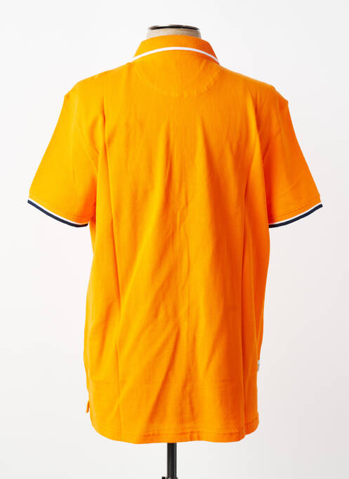 Polo coupe droite manches courtes orange DAYTONA homme