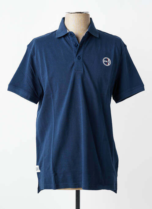 Polo stretch manches courtes bleu DAYTONA homme