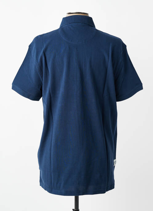 Polo stretch manches courtes bleu DAYTONA homme