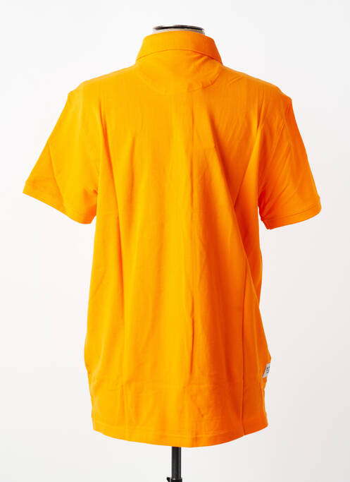 Polo stretch manches courtes orange DAYTONA homme