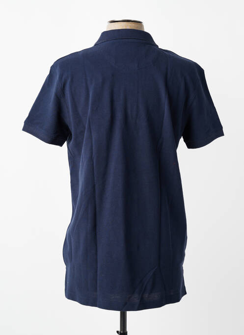 Polo stretch manches courtes bleu MARINE NATIONALE homme