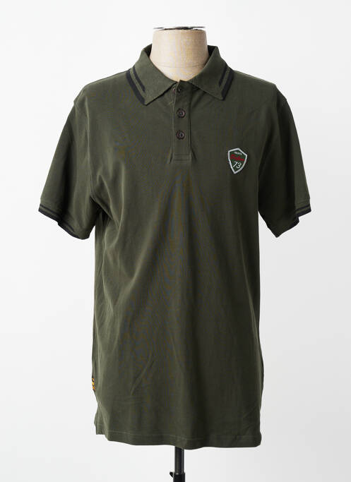 Polo stretch manches courtes vert DAYTONA homme