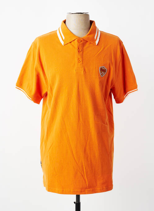 Polo stretch manches courtes orange DAYTONA homme
