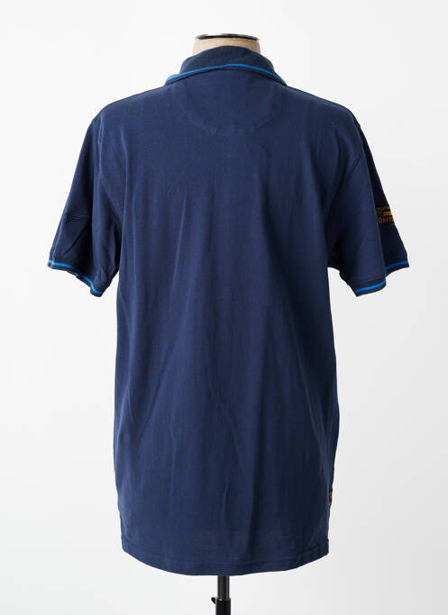 Polo stretch manches courtes bleu DAYTONA homme