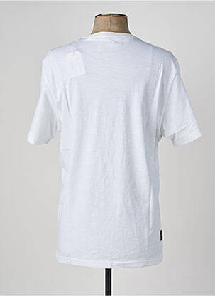 T-shirt coupe droite manches courtes blanc DAYTONA homme
