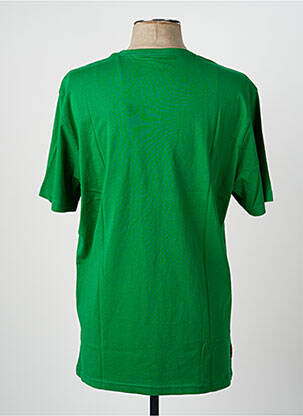 T-shirt coupe droite manches courtes vert DAYTONA homme