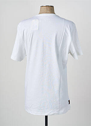 T-shirt coupe droite manches courtes blanc DAYTONA homme