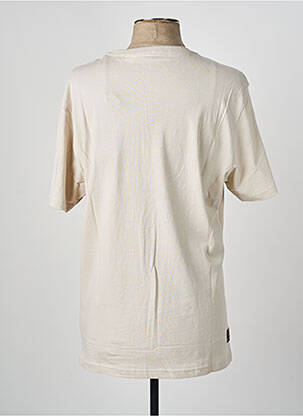 T-shirt coupe droite manches courtes beige DAYTONA homme