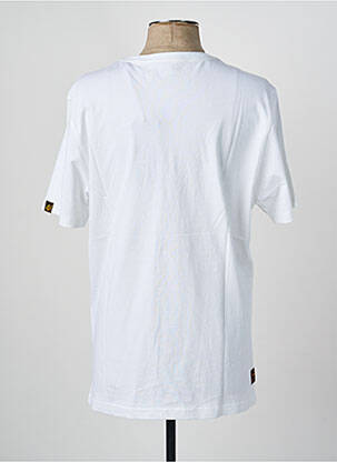 T-shirt coupe droite manches courtes blanc DAYTONA homme