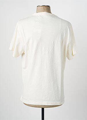 T-shirt broderie manches courtes beige DAYTONA homme