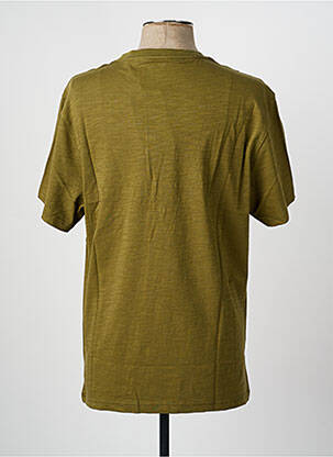 T-shirt broderie manches courtes vert DAYTONA homme