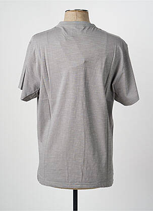 T-shirt tissage chiné manches courtes gris DAYTONA homme