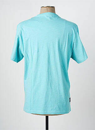 T-shirt coupe droite manches courtes bleu DAYTONA homme