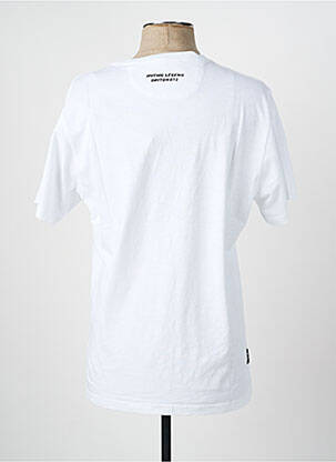 T-shirt coupe droite manches courtes blanc DAYTONA homme