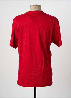 T-shirt coupe droite manches courtes rouge DAYTONA homme