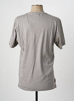 T-shirt coupe droite manches courtes gris DAYTONA homme