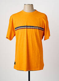 T-shirt coupe droite manches courtes orange DAYTONA homme