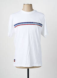 T-shirt coupe droite manches courtes blanc DAYTONA homme