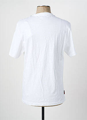 T-shirt coupe droite manches courtes blanc DAYTONA homme