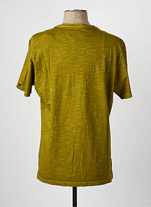 T-shirt tissage chiné manches courtes vert DAYTONA homme