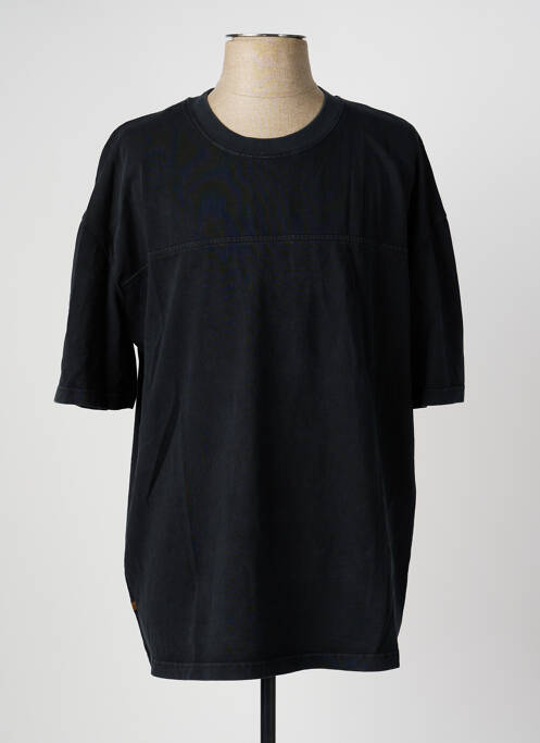 T-shirt coupe droite manches courtes noir DAYTONA homme