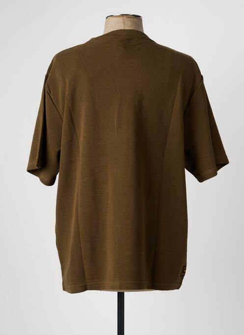 T-shirt coupe droite manches courtes vert DAYTONA homme