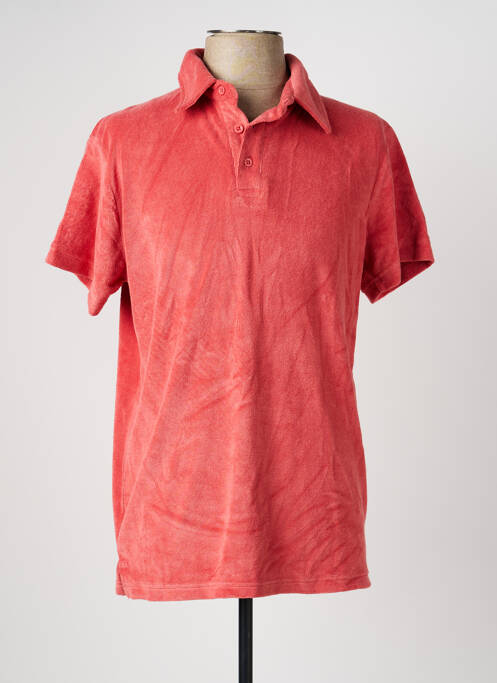 Polo coupe droite manches courtes rose DAYTONA homme