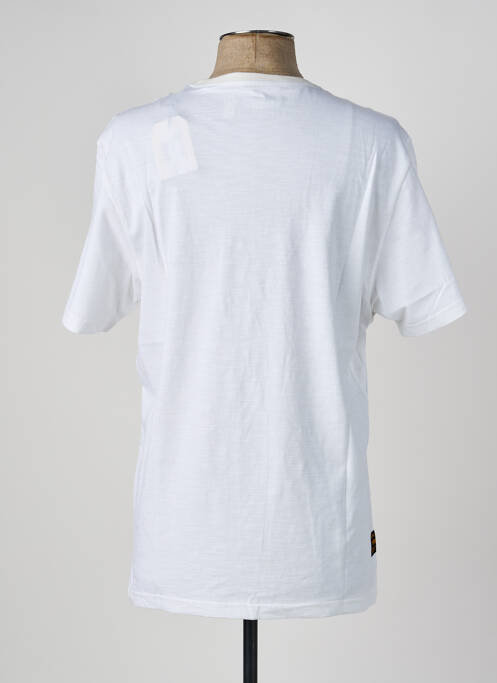 T-shirt coupe droite manches courtes blanc DAYTONA homme