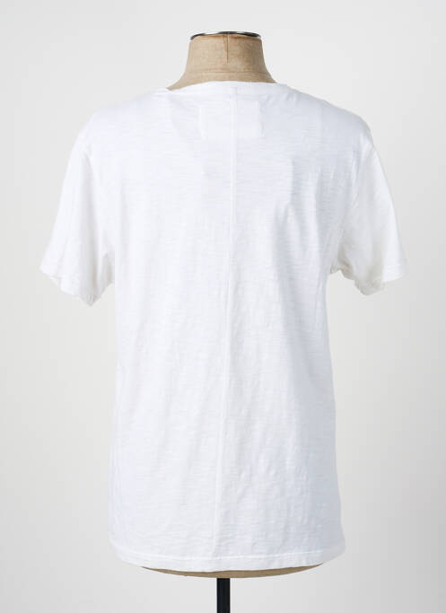 T-shirt stretch manches courtes blanc DAYTONA homme