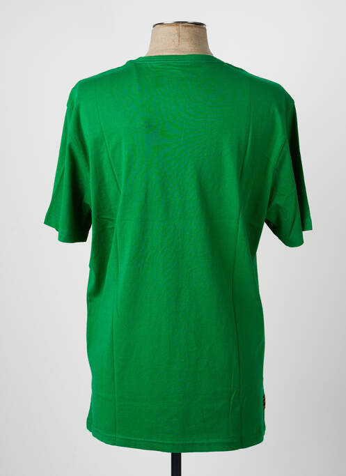 T-shirt coupe droite manches courtes vert DAYTONA homme