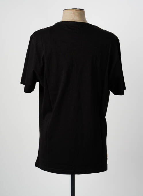 T-shirt stretch manches courtes noir DAYTONA homme
